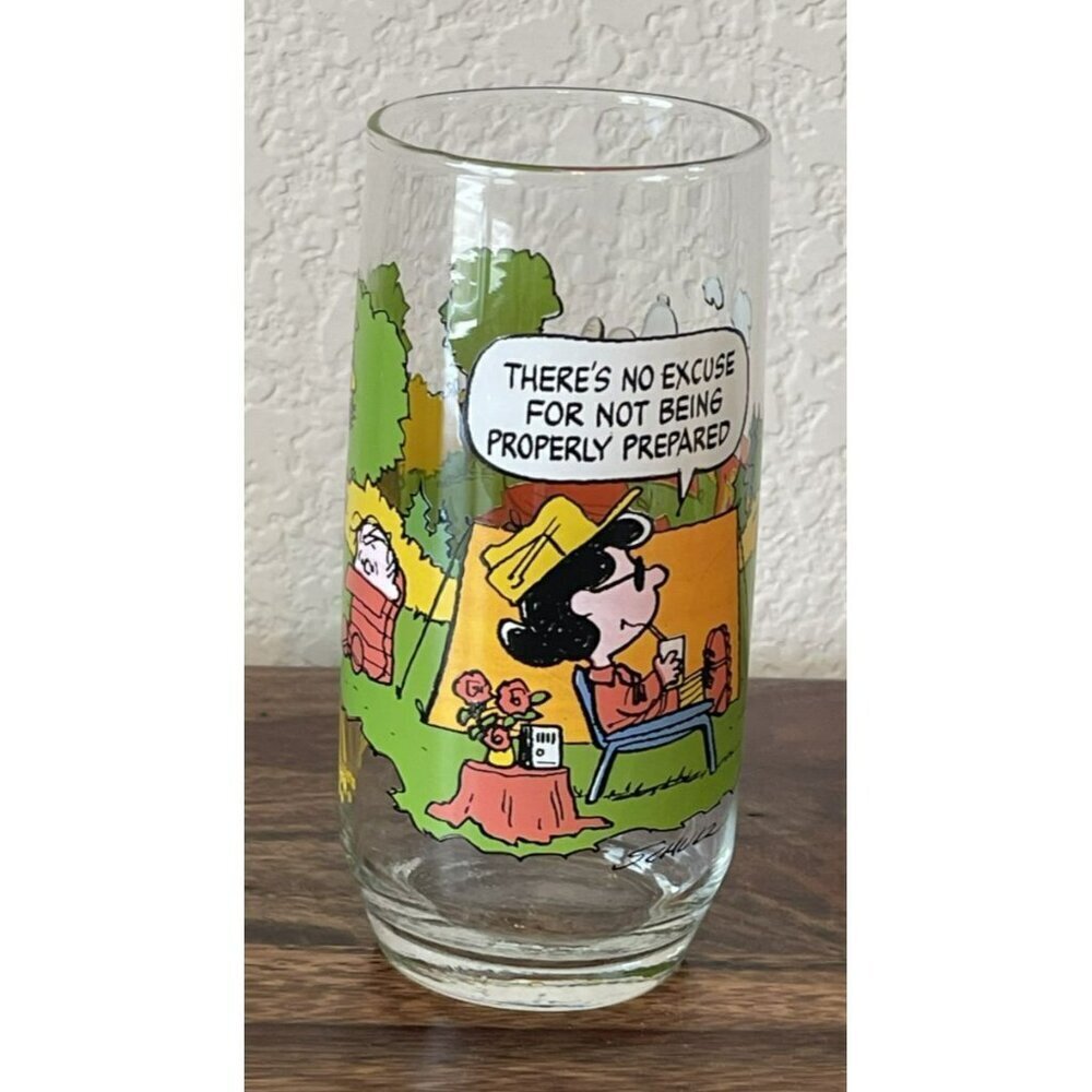 Peanuts Camp Snoopy Collection McDonald's Collectible Glasses 1968 Vintage Lucy